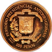 100 Pesos Visit of Pope John Paul II obverse image