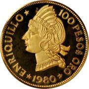 100 Pesos Enriquillo reverse image
