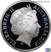 1 Dollar - Elizabeth II 4th Portrait - Australia's First Mints - Silver Proof obverse image