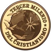 2000 Pesos Third Millennium of Christianity reverse image