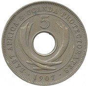 5 Cents - Edward VII Pattern reverse image