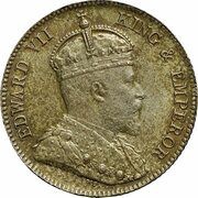 25 Cents - Edward VII obverse image