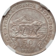 50 Cents - Edward VII reverse image