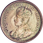 25 Cents - George V obverse image