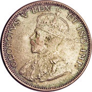 50 Cents / 1 Shilling - King George V obverse image