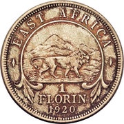 1 Florin - George V reverse image