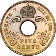 5 Cents - George V obverse image