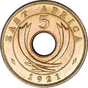 5 Cents - George V reverse image