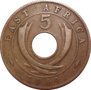 5 Cents - George VI reverse image