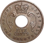 5 Cents - Elizabeth II obverse image