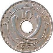 10 Cents - Edward VIII reverse image