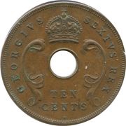 10 Cents - George VI obverse image