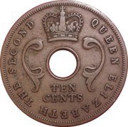 10 Cents - Elizabeth II obverse image