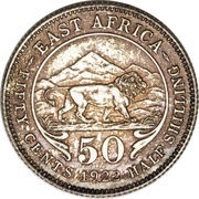50 Cents - George V reverse image