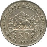 50 Cents - George VI reverse image