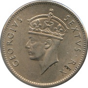 50 Cents - George VI obverse image