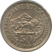 50 Cents - George VI reverse image