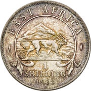 1 Shilling - George V reverse image