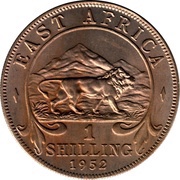 1 Shilling - George VI reverse image