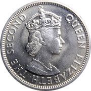 50 Cents - Elizabeth II 1st portrait obverse image