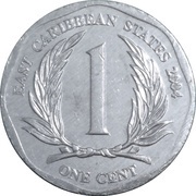 1 Cent - Elizabeth II 4th portrait reverse image