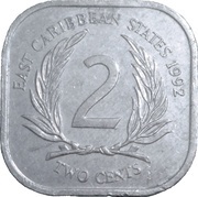 2 Cents - Elizabeth II 2nd portrait reverse image