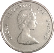 10 Cents - Elizabeth II 2nd portrait obverse image