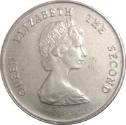 25 Cents - Elizabeth II 2nd portrait obverse image