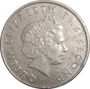 25 Cents - Elizabeth II 4th portrait obverse image