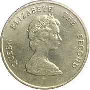 1 Dollar - Elizabeth II 2nd portrait obverse image