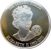 1 Dollar - Elizabeth II Queen Elizabeth II 1952-2002 reverse image