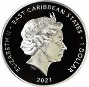 1 Dollar - Elizabeth II Duke and Duchess of Cambridge 1st overseas tour obverse image