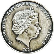 1 Dollar - Elizabeth II The Viking Warrior obverse image