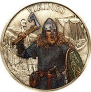 1 Dollar - Elizabeth II The Viking Warrior, Eastern Caribbean States, 2021 reverse image