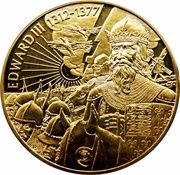 2 Dollars - Elizabeth II King Edward III reverse image