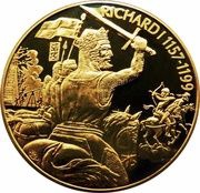 2 Dollars - Elizabeth II King Richard I, Eastern Caribbean States, 2003 reverse image
