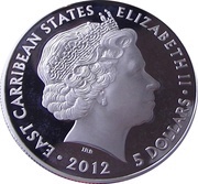 5 Dollars - Elizabeth II Trooping the Colours obverse image