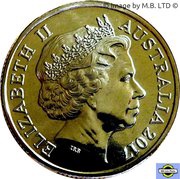 1 Dollar - Elizabeth II 4th Portrait - Centenary of the Battle of Beersheba obverse image