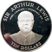 10 Dollars - Elizabeth II Central Bank, Eastern Caribbean States, 1993 reverse image