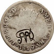 2 Reales Countermarked Coinage obverse image