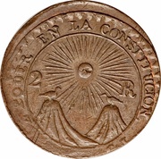 2 Reales Pattern reverse image