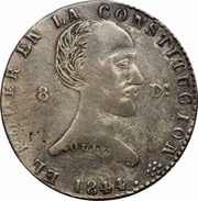 4 Reales, Ecuador, 1844 reverse image
