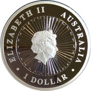 1 Dollar - Elizabeth II 4th Portrait - Year of the Rooster obverse image