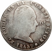 4 Reales, Ecuador, 1845 reverse image