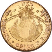4 Escudos obverse image