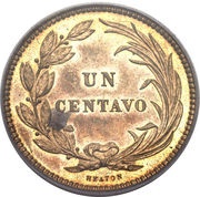 1 Centavo reverse image