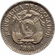 ½ Centavo obverse image