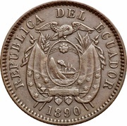 ½ Centavo obverse image