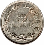 2½ Centavos reverse image