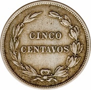 5 Centavos reverse image
